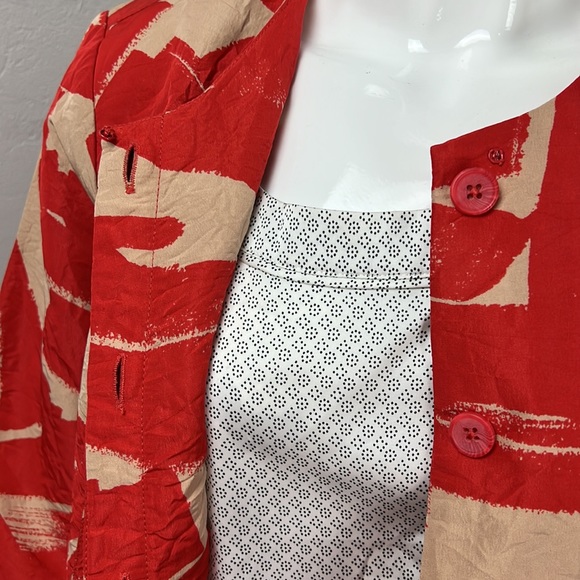 Doo.Ri Red-orange Light Weight Coat - Picture 10 of 14